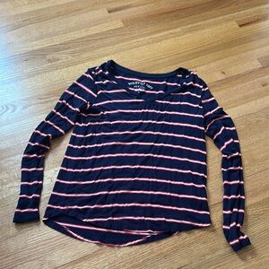 Striped Long Sleeve Top